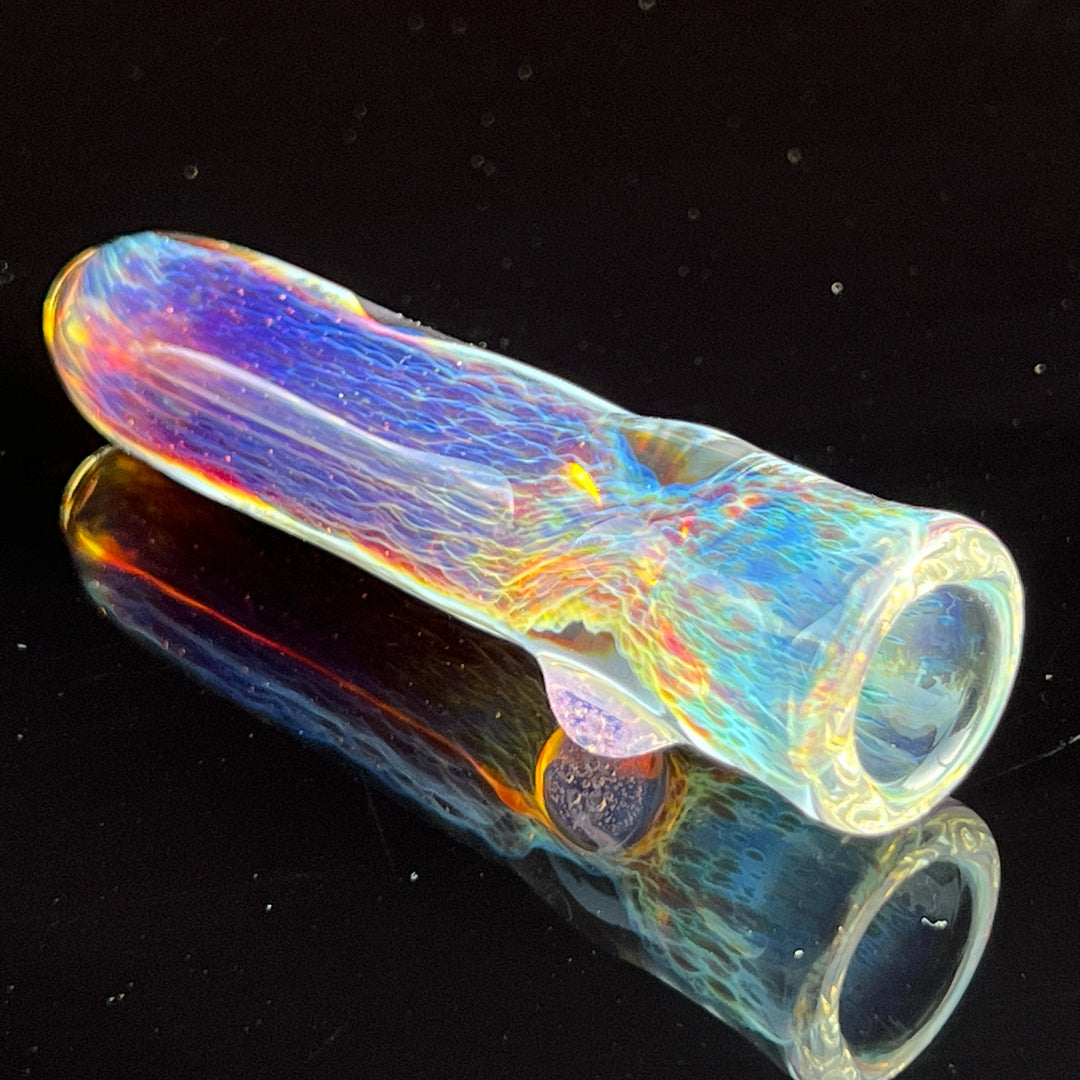 Thick Purple Chillum Glass Pipe Chuck Glass   