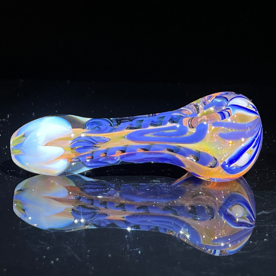 Color Inside Out Spoon Glass Pipe Tiny Mike   