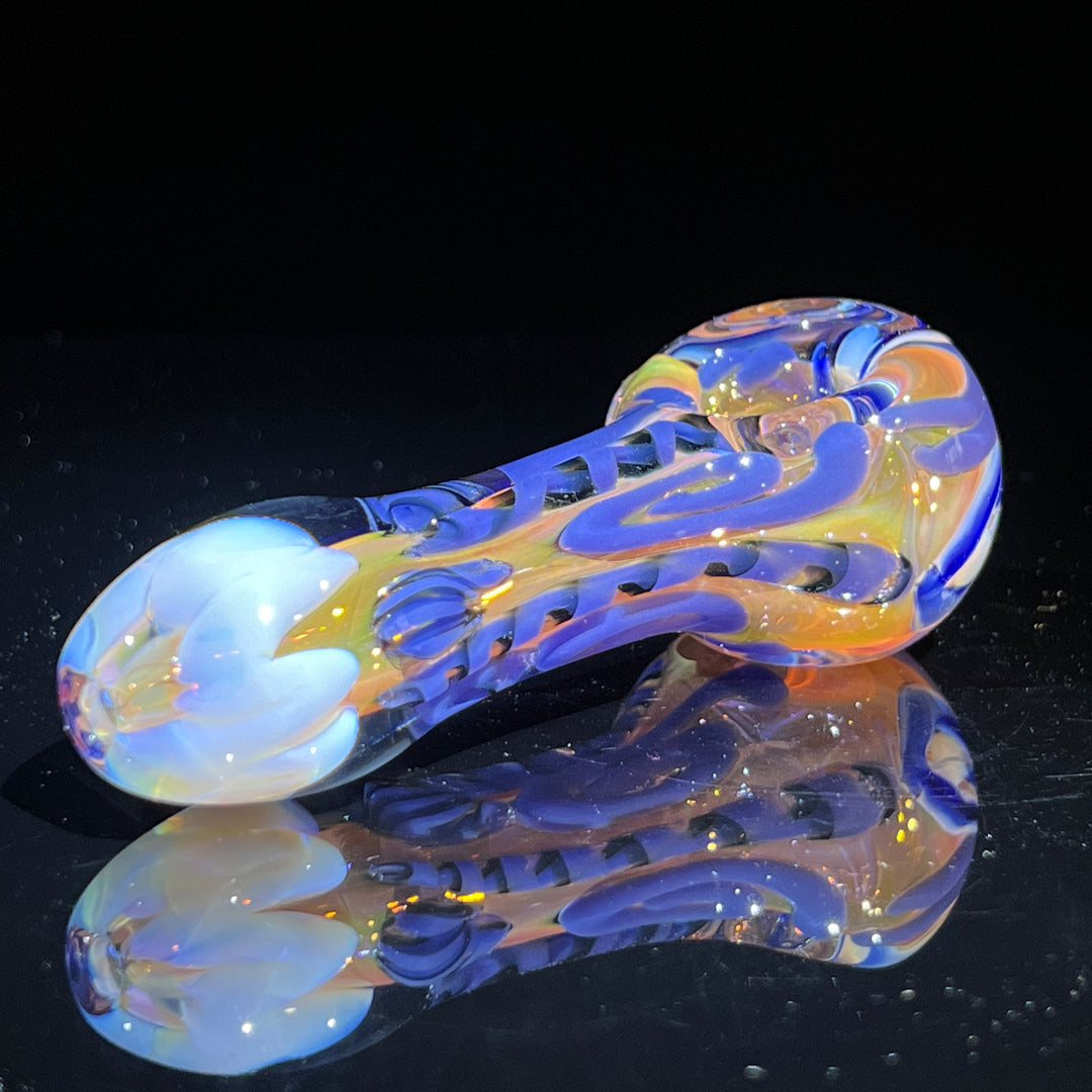 Color Inside Out Spoon Glass Pipe Tiny Mike   