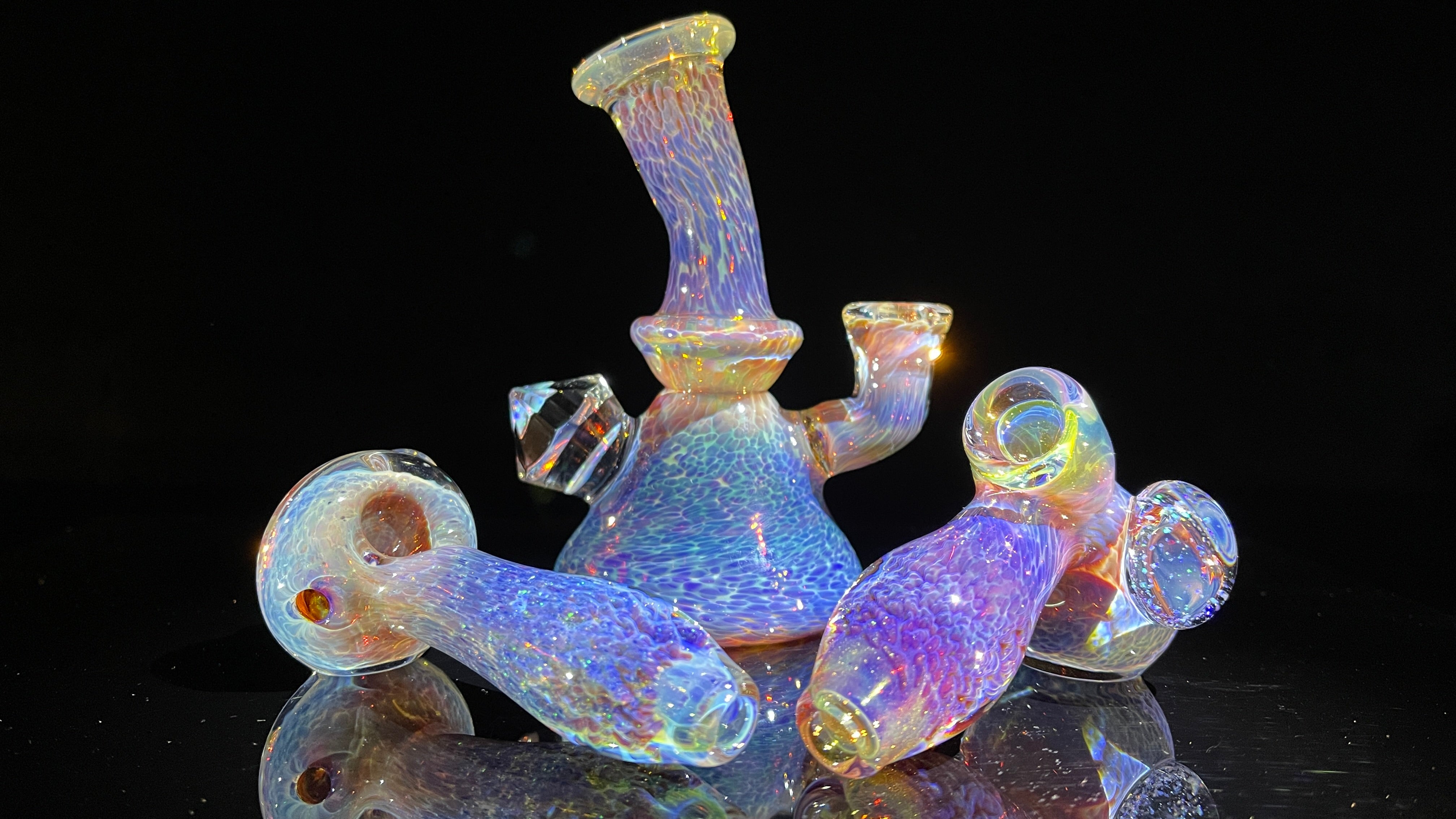 High Borosilicate Glass Pipe Thick Glass Handicraft Smoking Pipe Glass Bowl