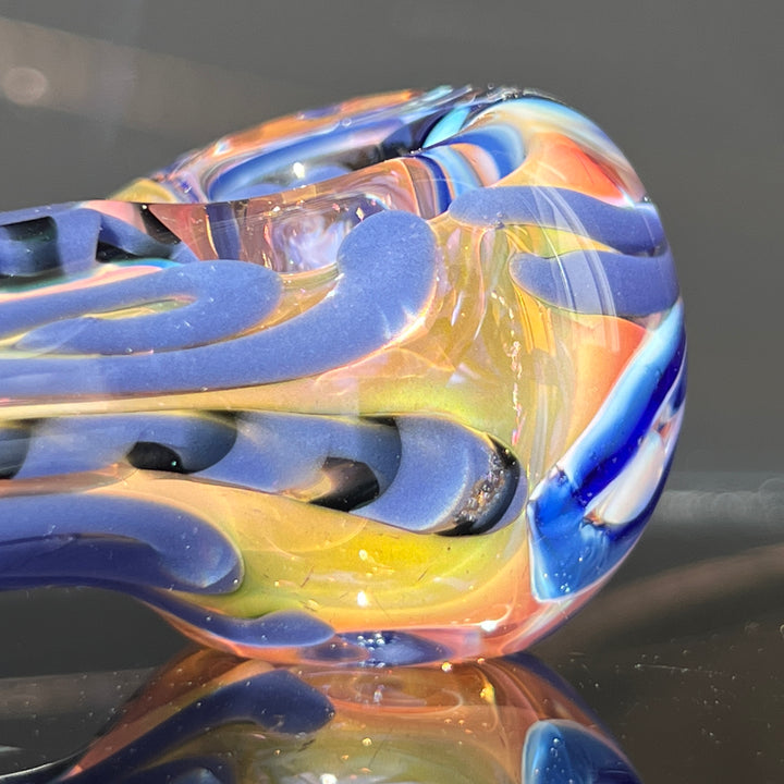 Color Inside Out Spoon Glass Pipe Tiny Mike   