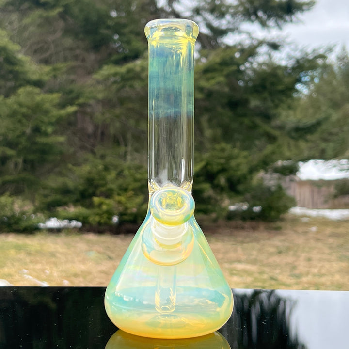 9" Fumed Beaker Bong Glass Pipe Mary Jane's Glass