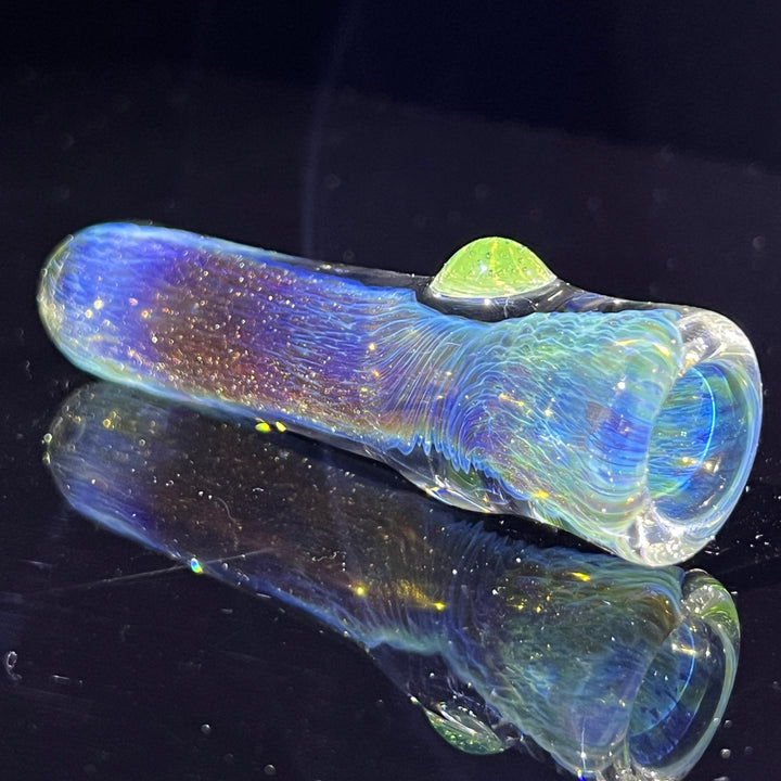 Mystery Aventurine Chillum Glass Pipe Chuck Glass   