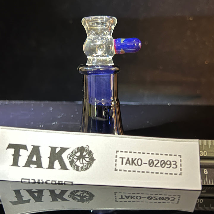 18mm Purple Martini Pull Slide Accessory Tako Glass   