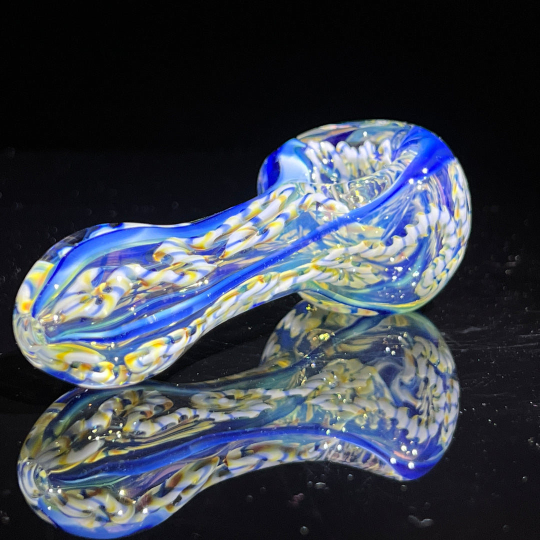 Color Inside Out Spoon Glass Pipe Tiny Mike   