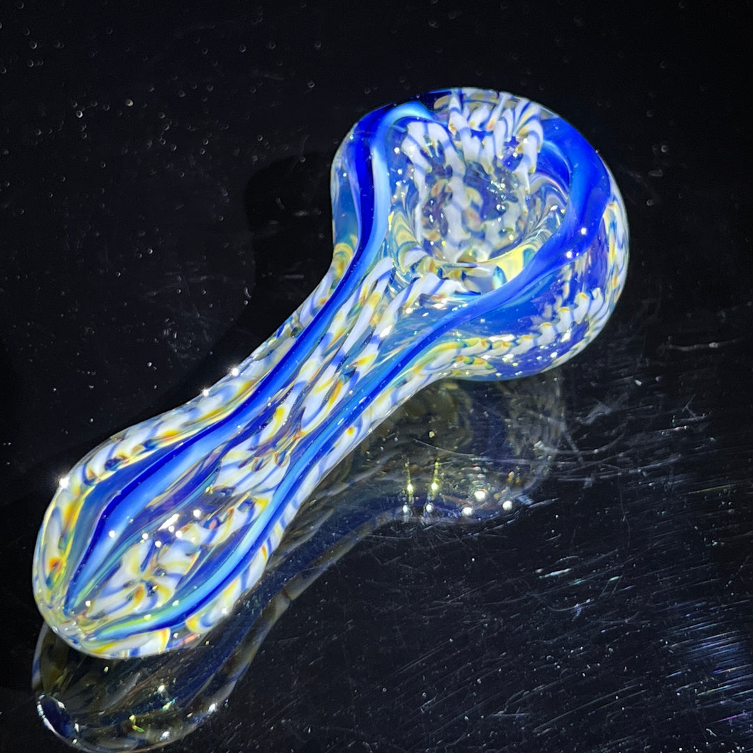 Color Inside Out Spoon Glass Pipe Tiny Mike   