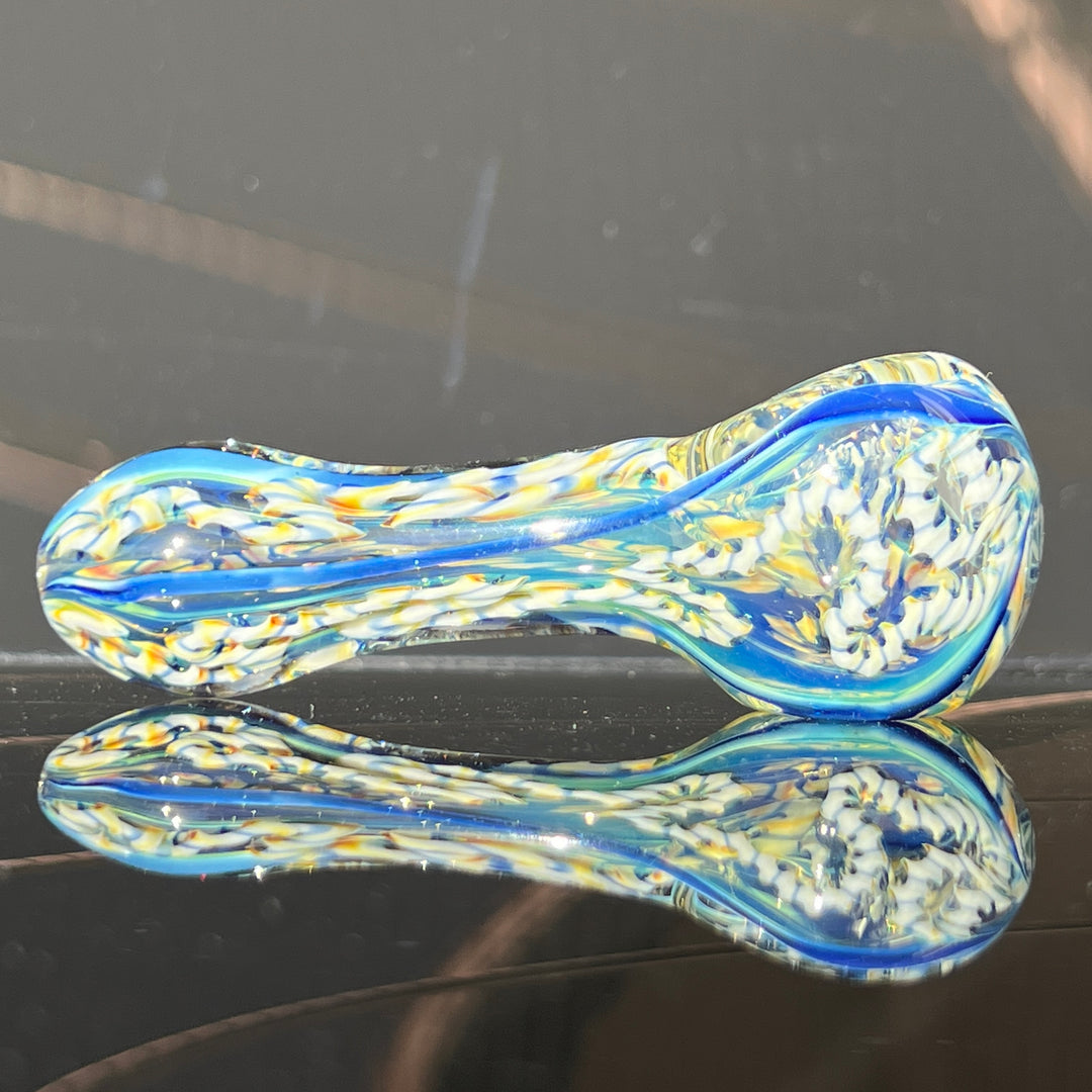 Color Inside Out Spoon Glass Pipe Tiny Mike   