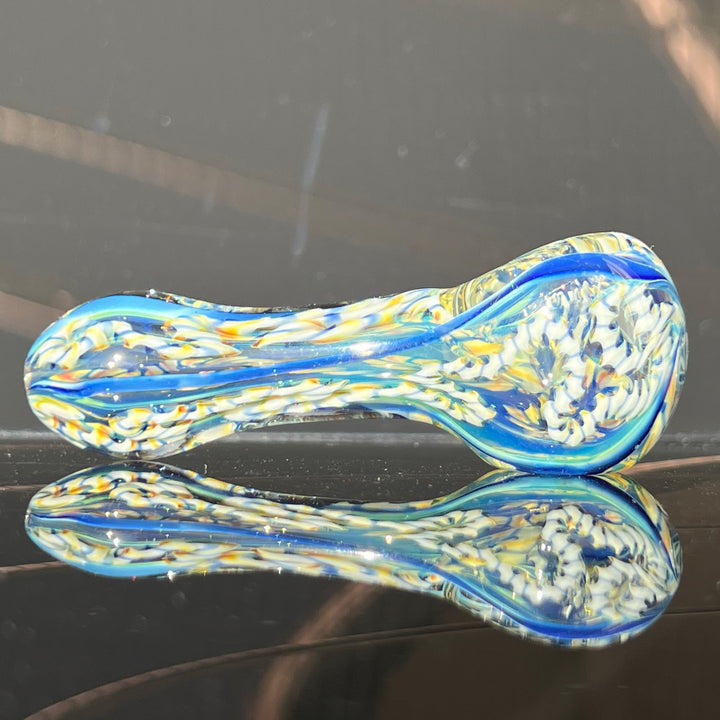 Color Inside Out Spoon Glass Pipe Tiny Mike   