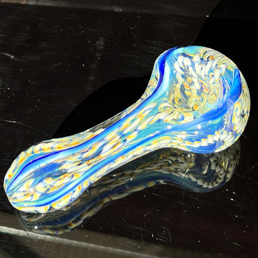 Color Inside Out Spoon Glass Pipe Tiny Mike   