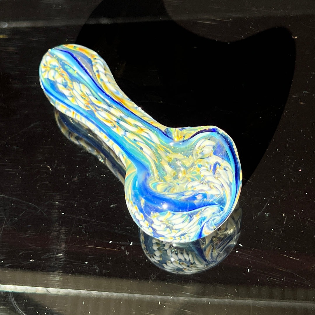 Color Inside Out Spoon Glass Pipe Tiny Mike   