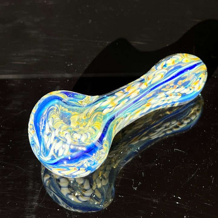 Color Inside Out Spoon Glass Pipe Tiny Mike   