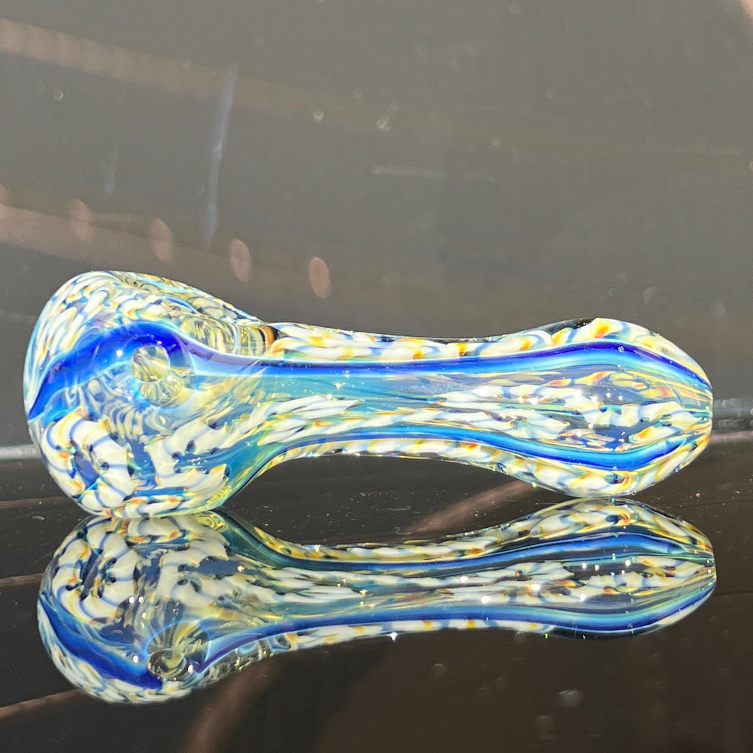 Color Inside Out Spoon Glass Pipe Tiny Mike   