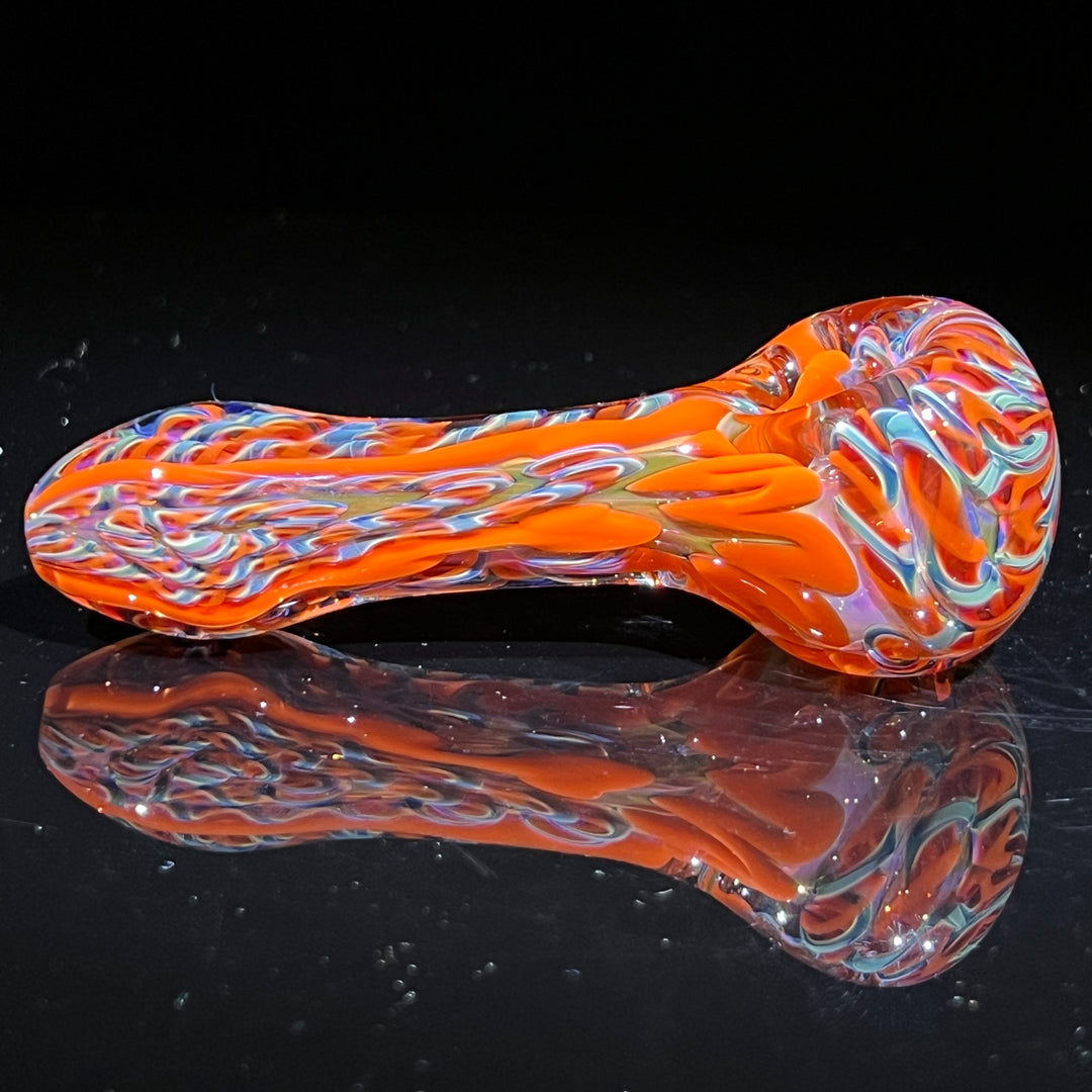 Color Inside Out Spoon Glass Pipe Tiny Mike   