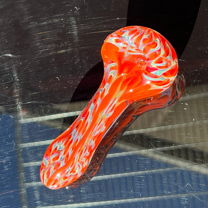Color Inside Out Spoon Glass Pipe Tiny Mike   