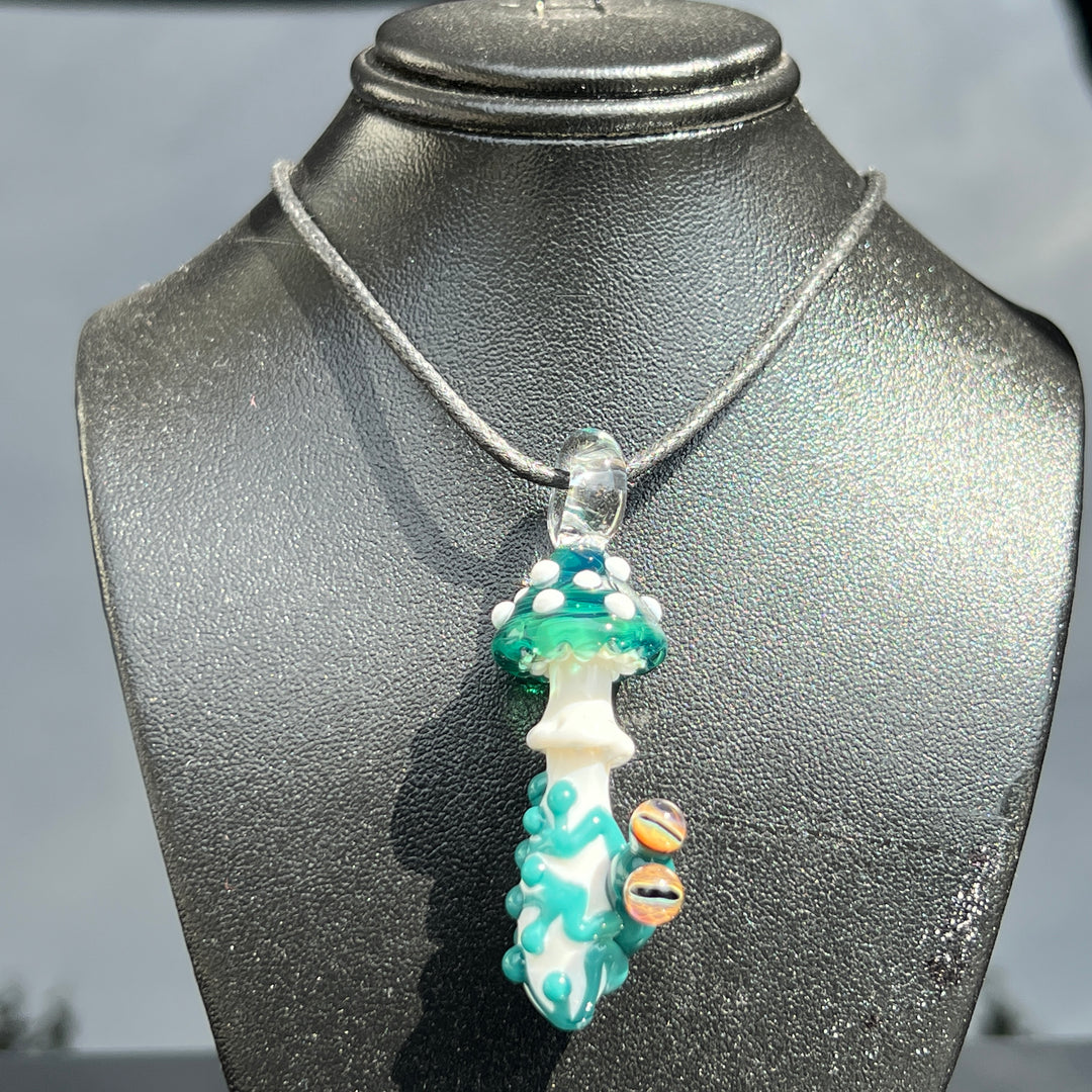 Mushroom Frog Pendant Jewelry Beezy Glass