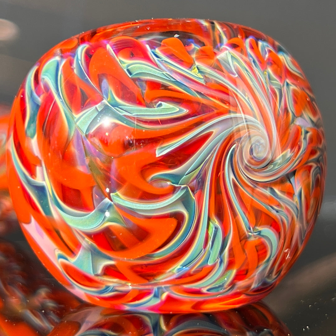 Color Inside Out Spoon Glass Pipe Tiny Mike   