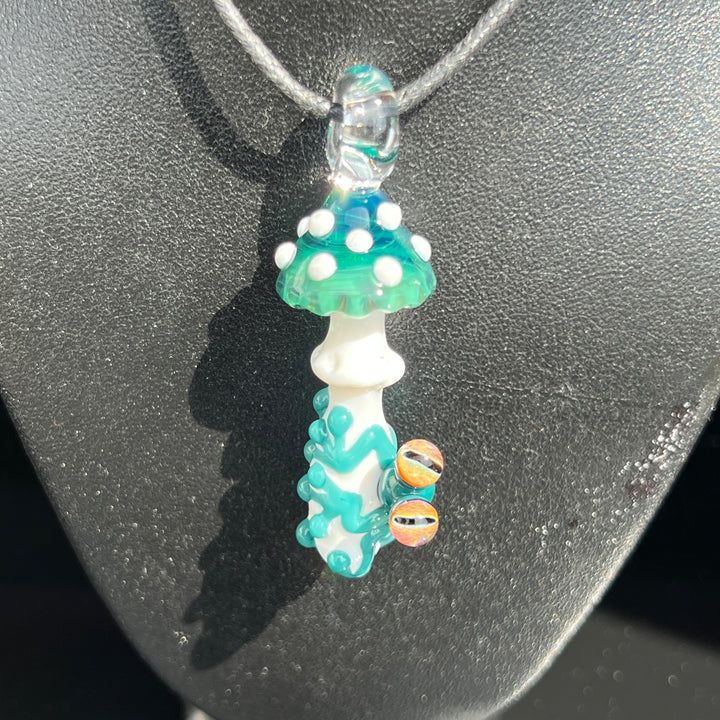Mushroom Frog Pendant Jewelry Beezy Glass