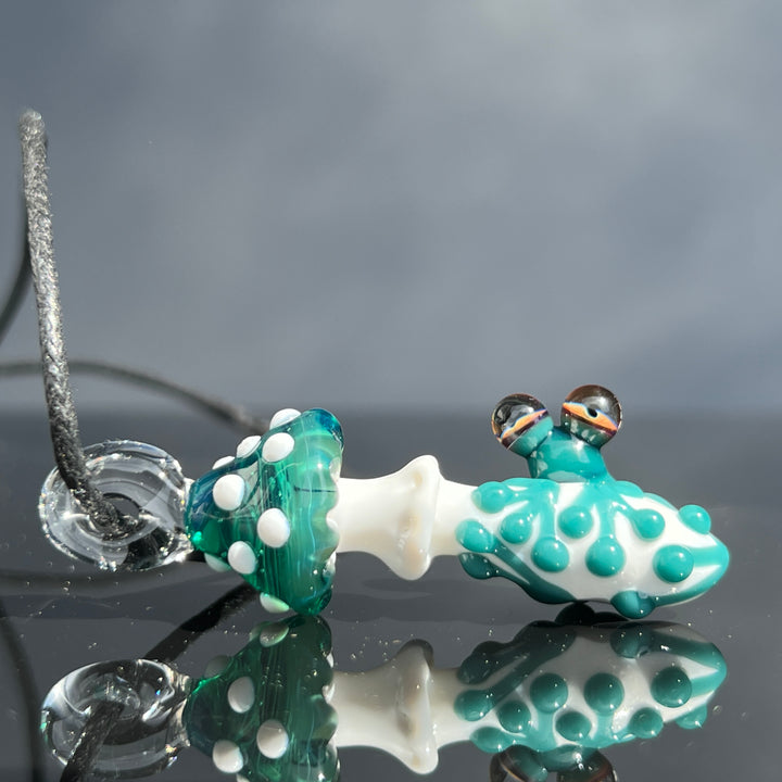 Mushroom Frog Pendant Jewelry Beezy Glass