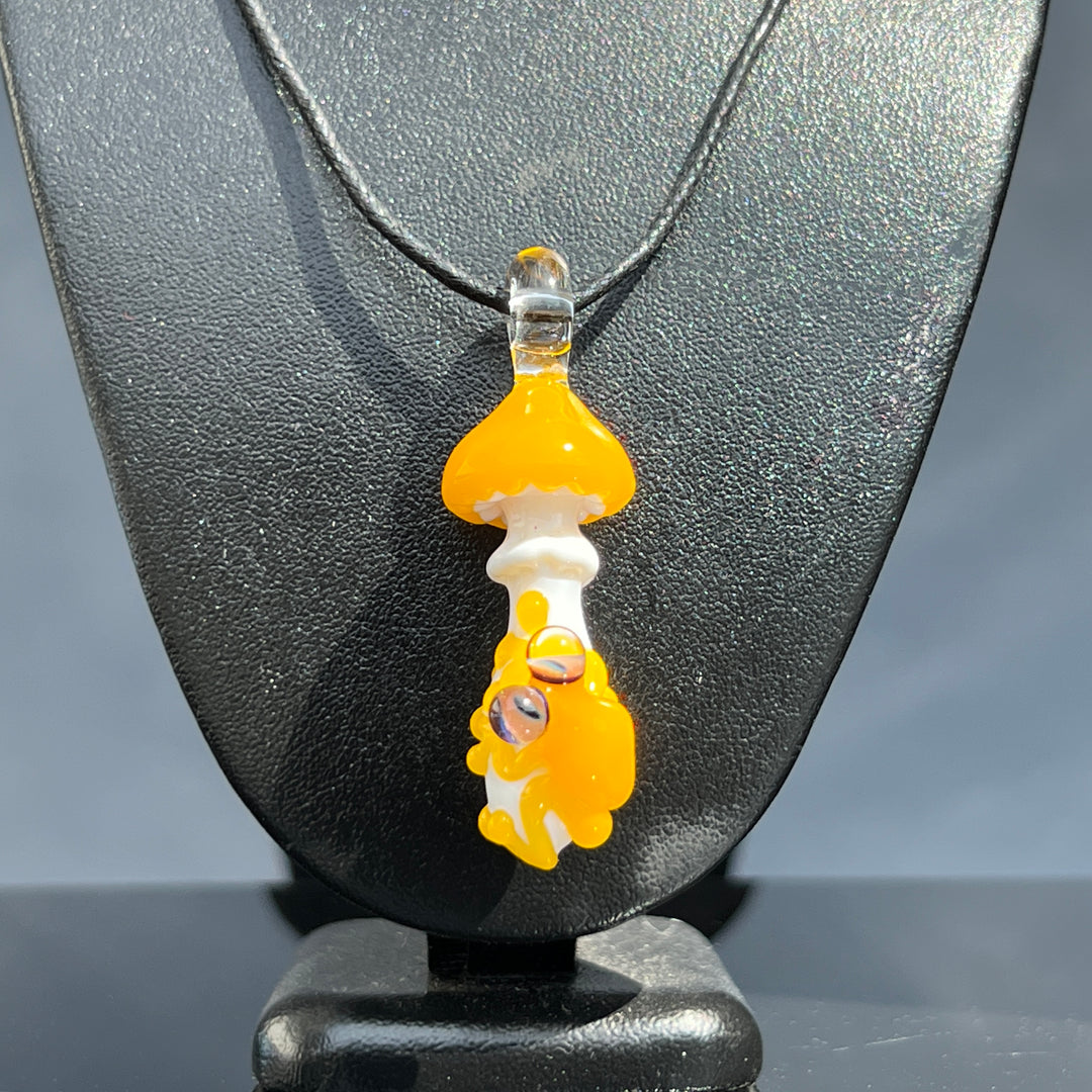 Mushroom Frog Pendant Jewelry Beezy Glass