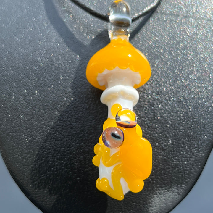 Mushroom Frog Pendant Jewelry Beezy Glass
