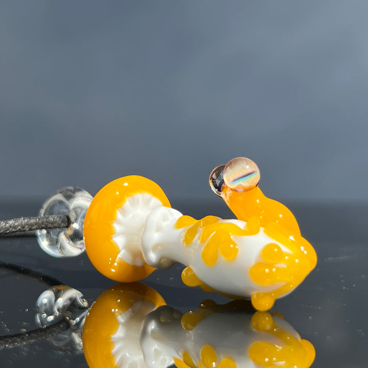 Mushroom Frog Pendant Jewelry Beezy Glass