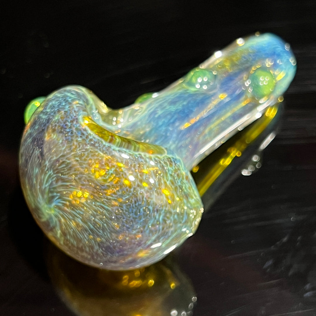 Thick Mystery Aventurine Pipe Glass Pipe Chuck Glass   
