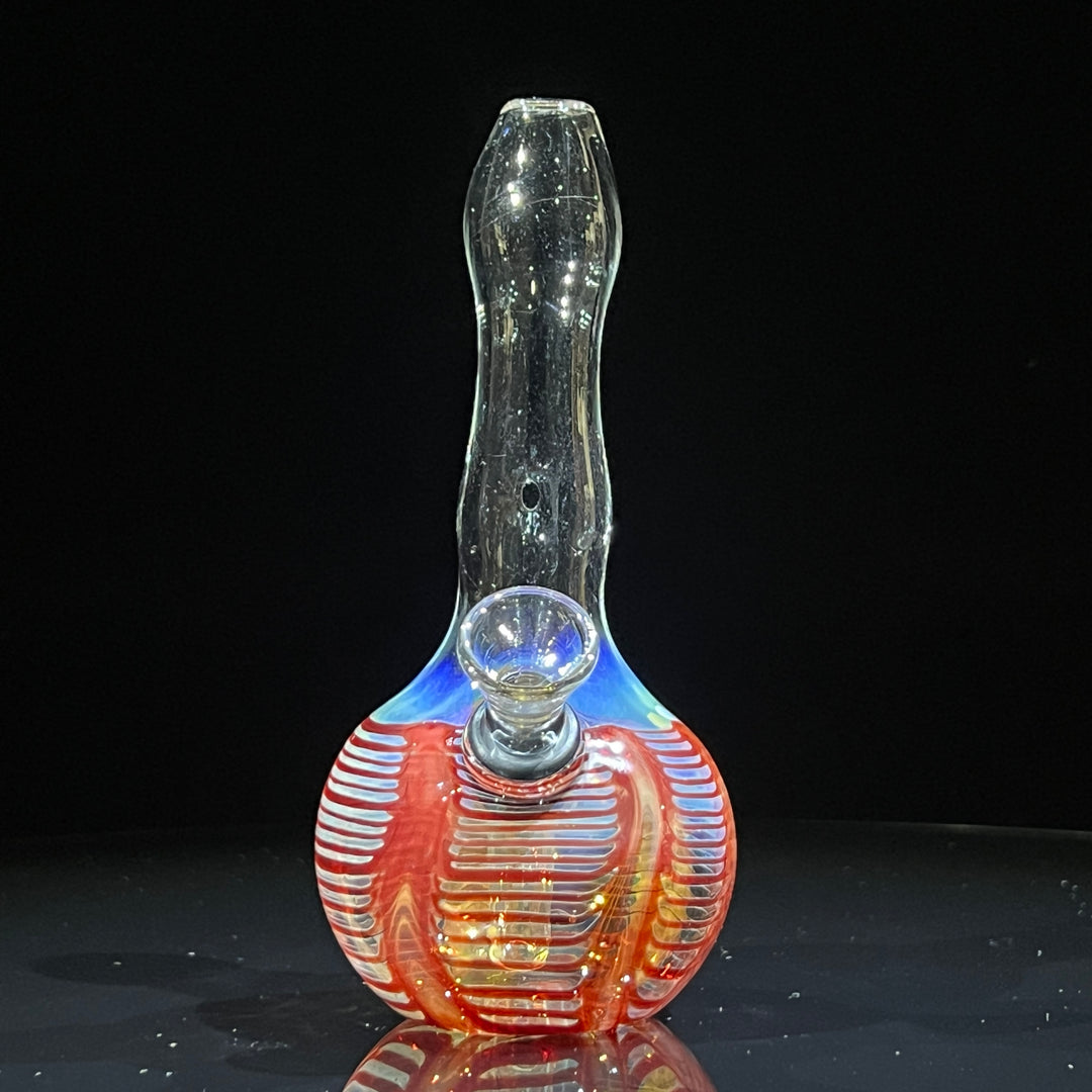 5" Fumed Color Rake Mini Bong Glass Pipe Mary Jane's Glass