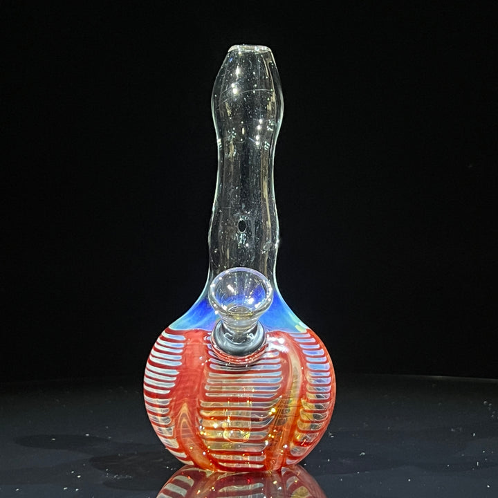 5" Fumed Color Rake Mini Bong Glass Pipe Mary Jane's Glass