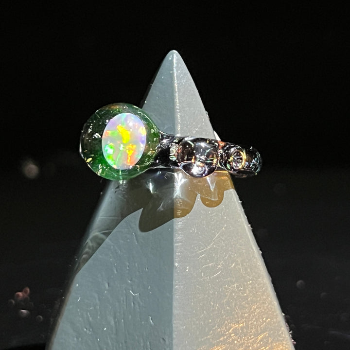 Chunky Opal UV Glass Ring Jewelry Marni420   