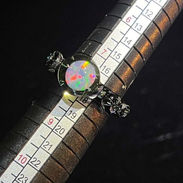 Chunky Opal UV Glass Ring Jewelry Marni420   