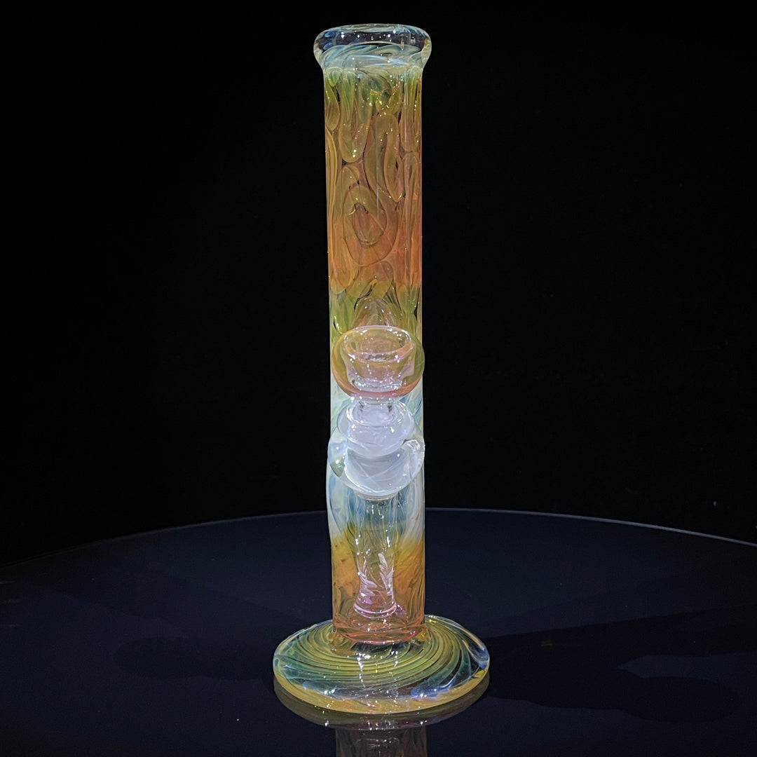 9" Fumed Squiggle Straight Bong Glass Pipe Mary Jane's Glass