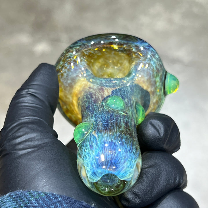 Mystery Aventurine Pipe Glass Pipe Chuck Glass   