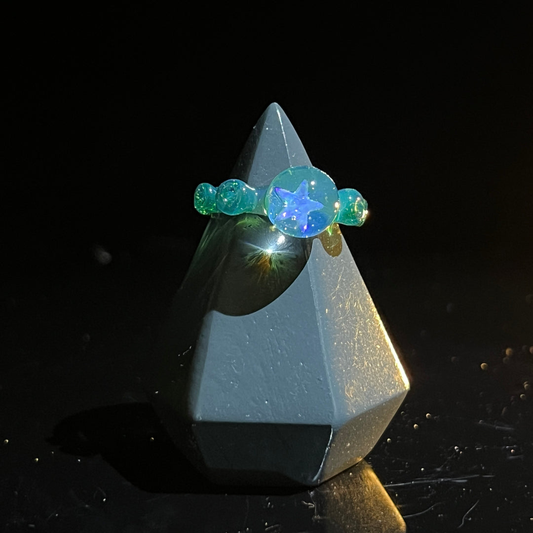 Star Opal Glass Ring Jewelry Marni420   