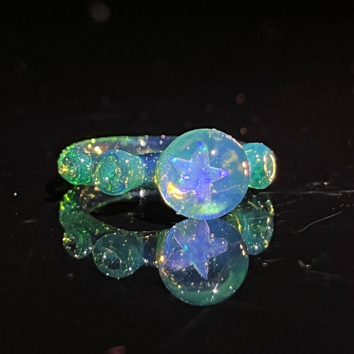 Star Opal Glass Ring Jewelry Marni420   
