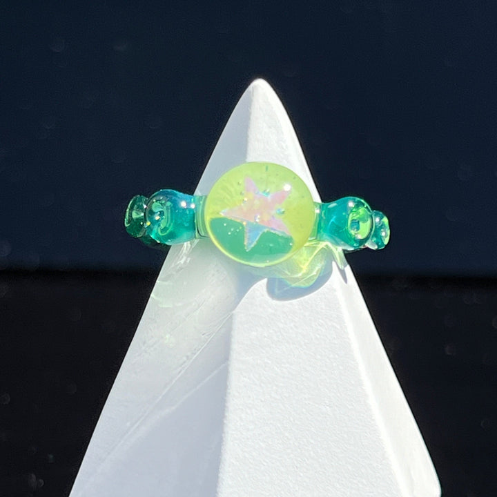 Star Opal Glass Ring Jewelry Marni420   