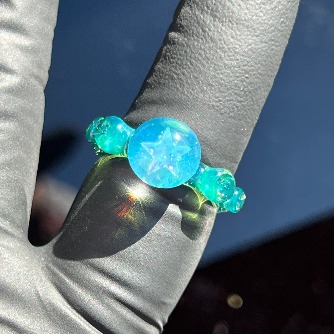 Star Opal Glass Ring Jewelry Marni420   