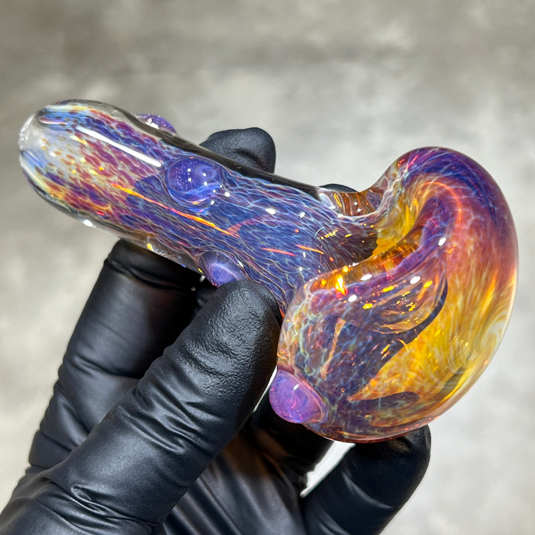 Thick Purple Pipe Glass Pipe Chuck Glass   