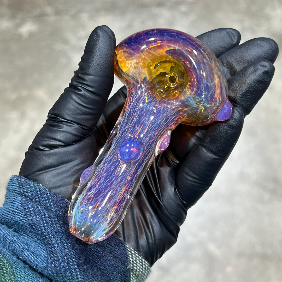 Thick Purple Pipe Glass Pipe Chuck Glass   