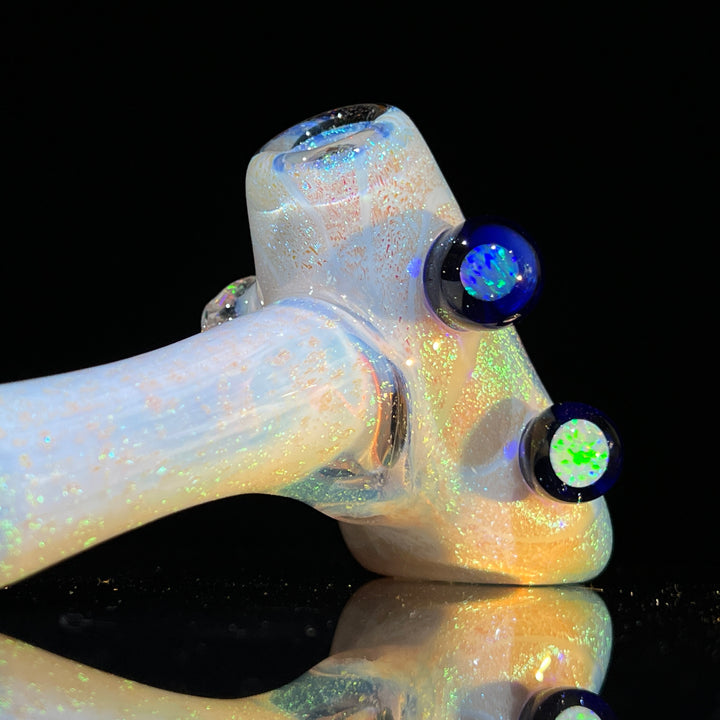 Ghost Opal Dichro Hammer Glass Pipe Tako Glass   