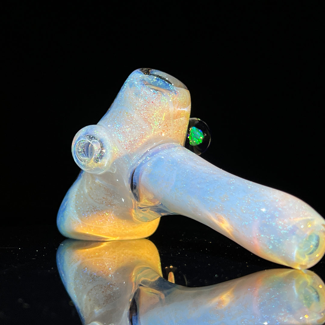 Ghost Opal Dichro Hammer Glass Pipe Tako Glass   