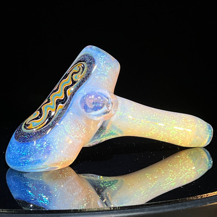 Ghost Opal Dichro Hammer Glass Pipe Tako Glass   