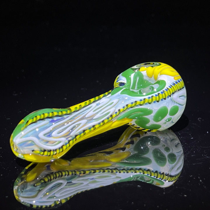 Color Inside Out Spoon Glass Pipe Tiny Mike   