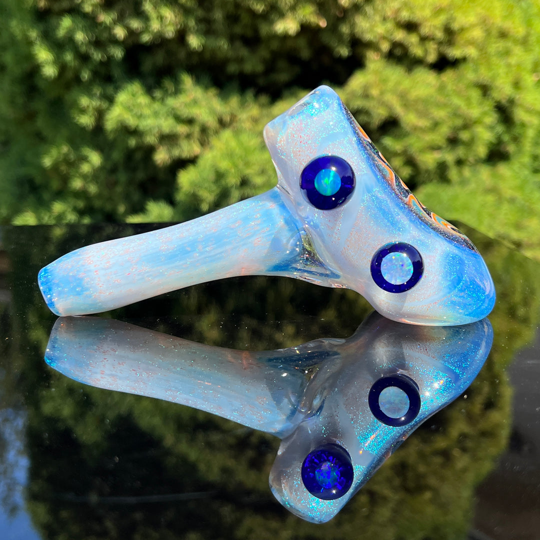 Ghost Opal Dichro Hammer Glass Pipe Tako Glass   