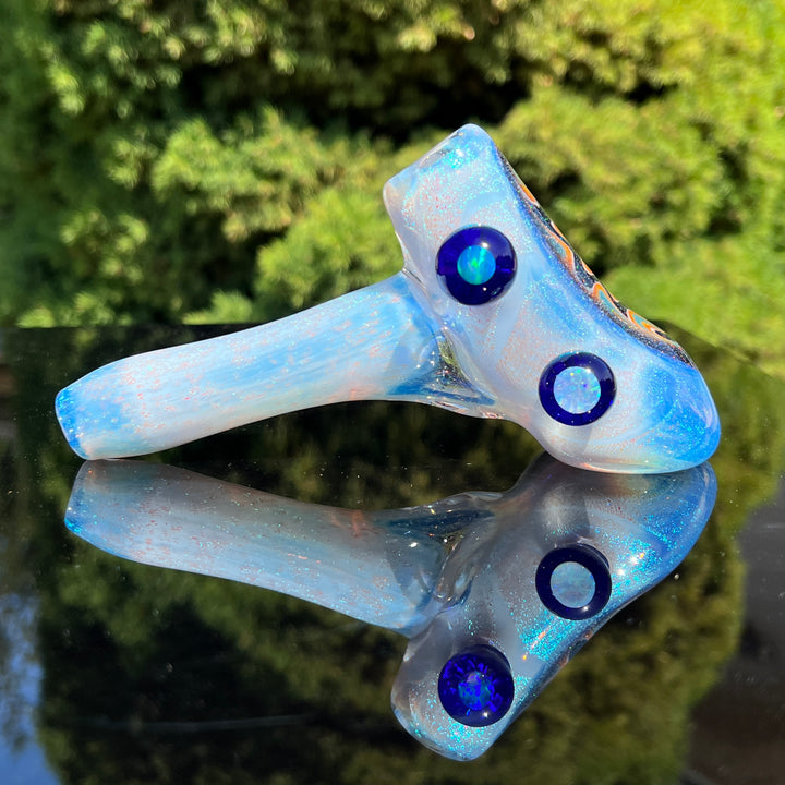 Ghost Opal Dichro Hammer Glass Pipe Tako Glass   