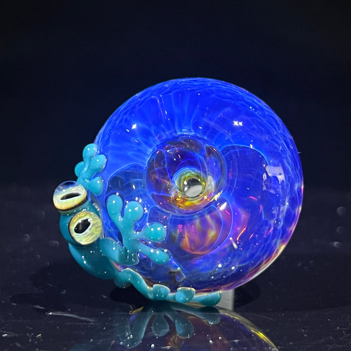14mm Purple Nebula Frog PullSlide Tako x Beezy Collab Accessory Tako Glass   