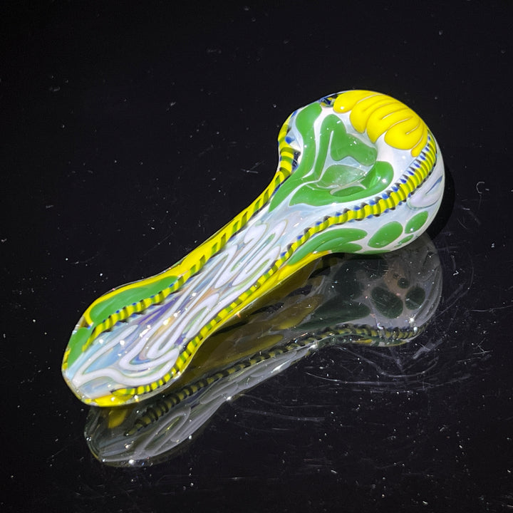 Color Inside Out Spoon Glass Pipe Tiny Mike   