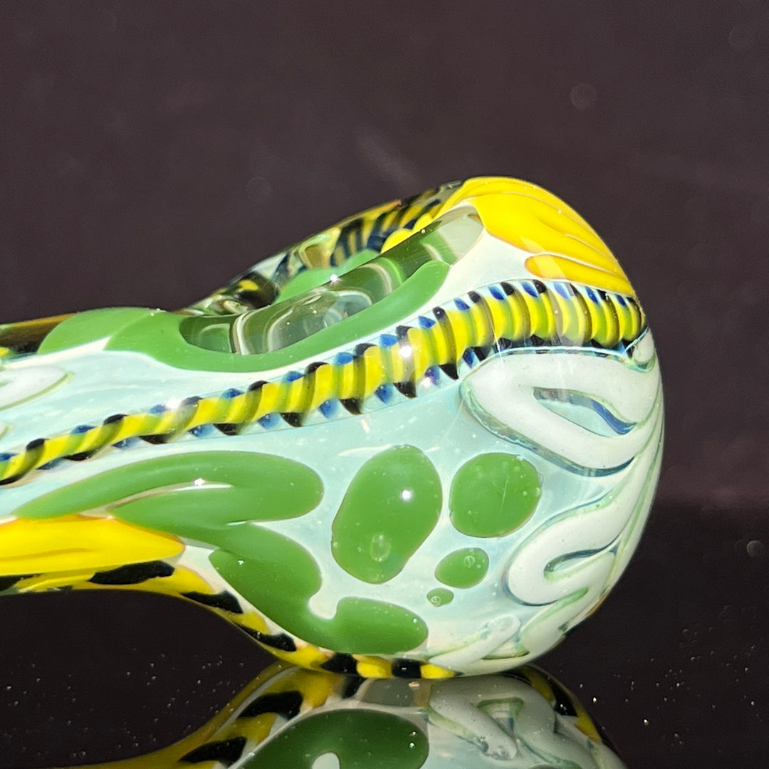 Color Inside Out Spoon Glass Pipe Tiny Mike   