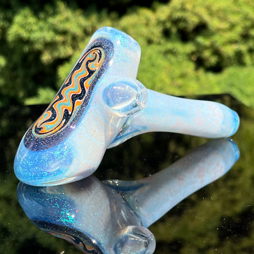 Ghost Opal Dichro Hammer Glass Pipe Tako Glass   