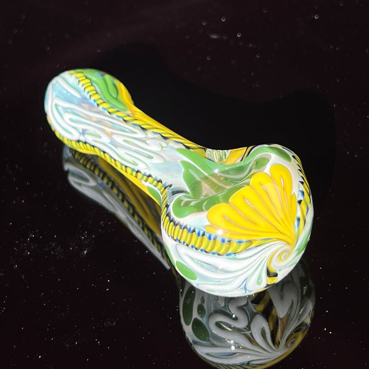 Color Inside Out Spoon Glass Pipe Tiny Mike   