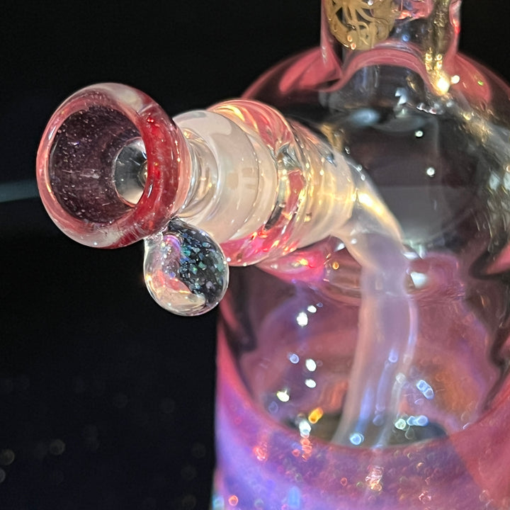 Rose Gold Opal Rig Glass Pipe Tako Glass   